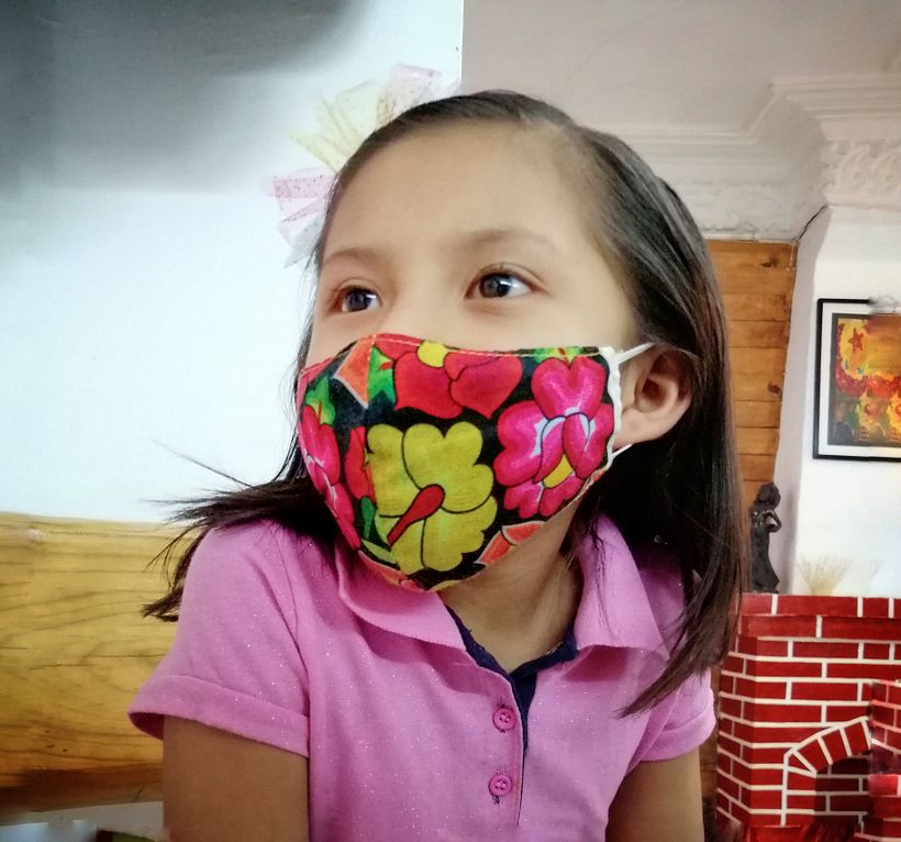 Foto con modelo infantil