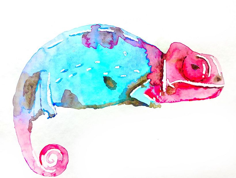 Acuarela técnica húmeda. Del curso de Ana Santos