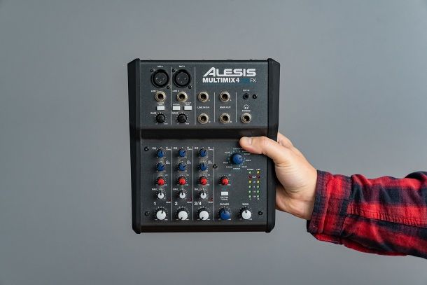 Choose your equipment according to the space available in our home studio.