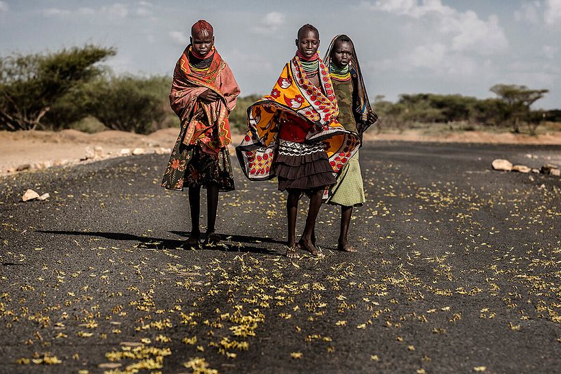 Fotografía de la colección Locust Invasion in East Africa de Luis Tato. Imagen vía WPP.