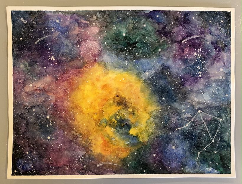 My project in Modern Watercolor Techniques course - Watercolor Painting