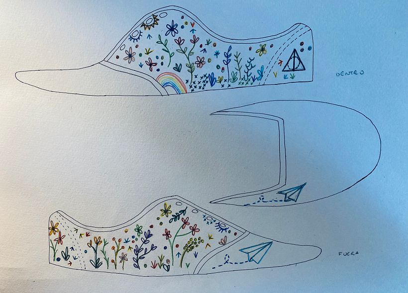 Zapatillas bordadas 2