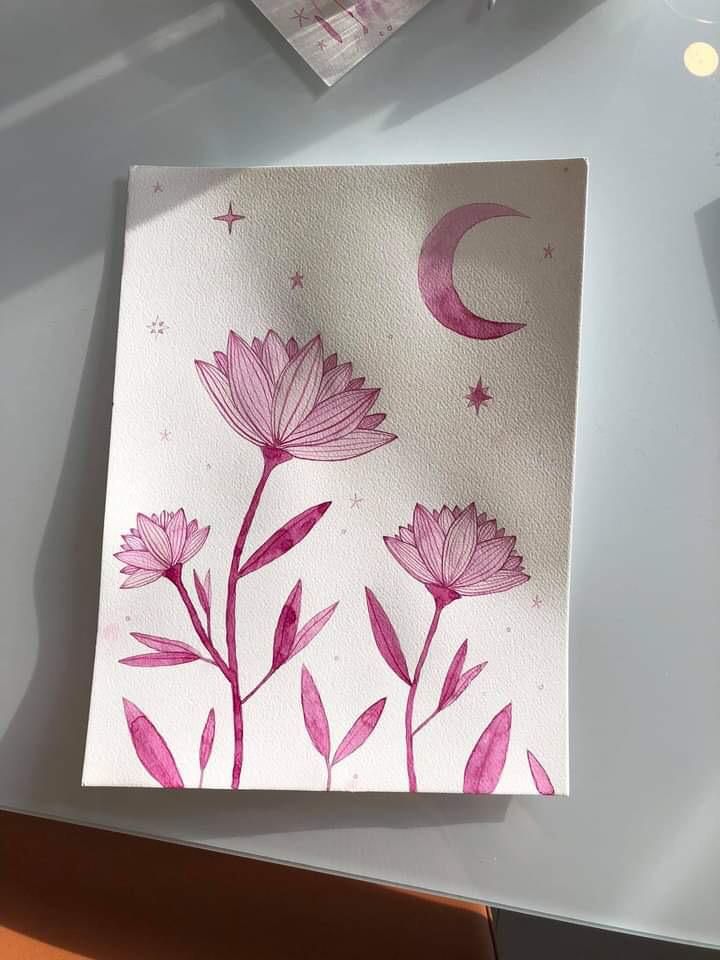 My project in Modern Watercolor Techniques course - Watercolor Painting