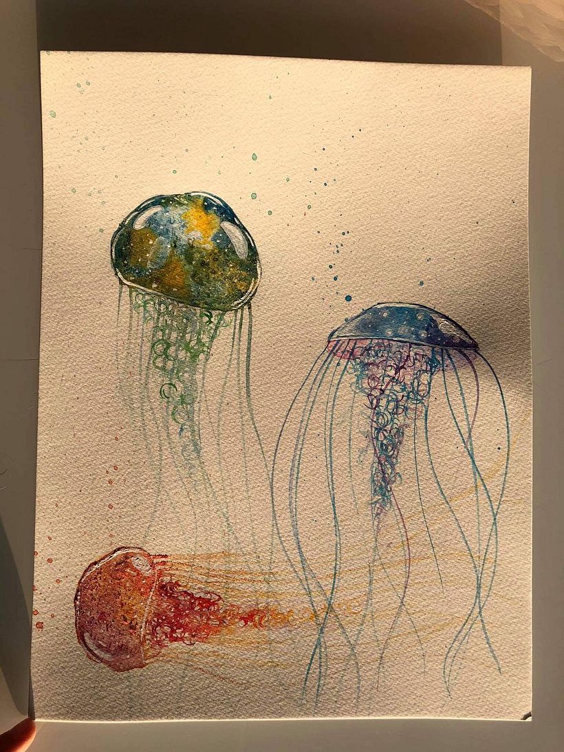 My project in Modern Watercolor Techniques course - Watercolor Painting