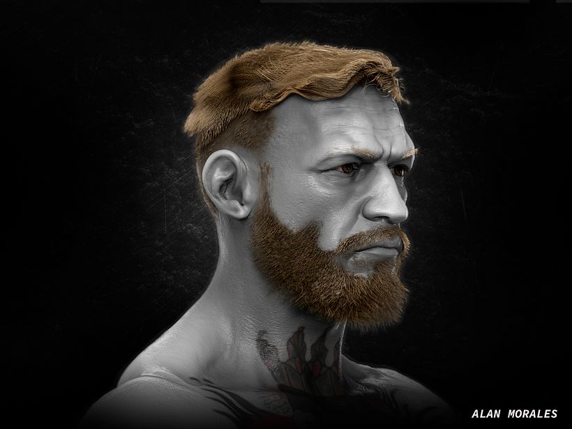 Modelado realista con ZBrush: Conor Mcgregor 1