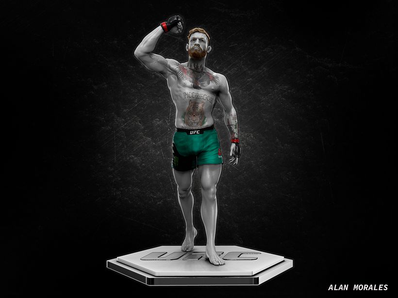 Modelado realista con ZBrush: Conor Mcgregor 3