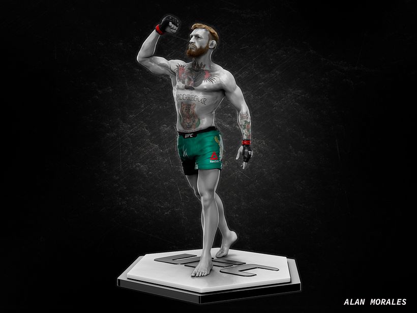 Modelado realista con ZBrush: Conor Mcgregor 5