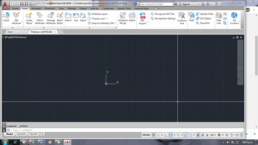 Práctica 1: Autocad 1