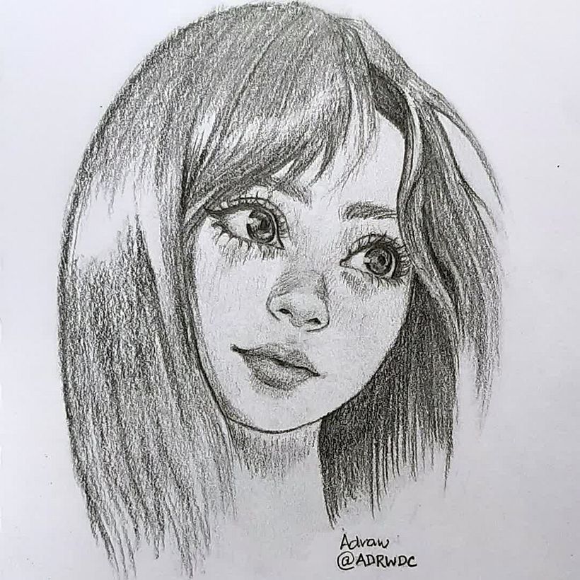 Dibujos retratos a lápiz 1