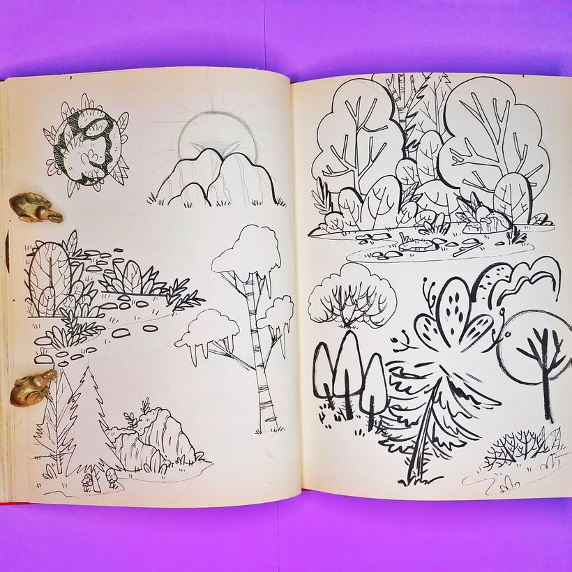 Somes backgrounds studies