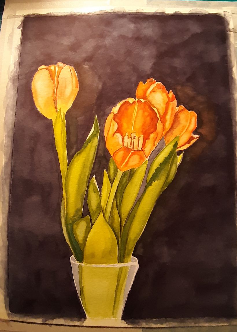My project in Botanical Watercolor: Illustrate the Anatomy of Flowers course 1