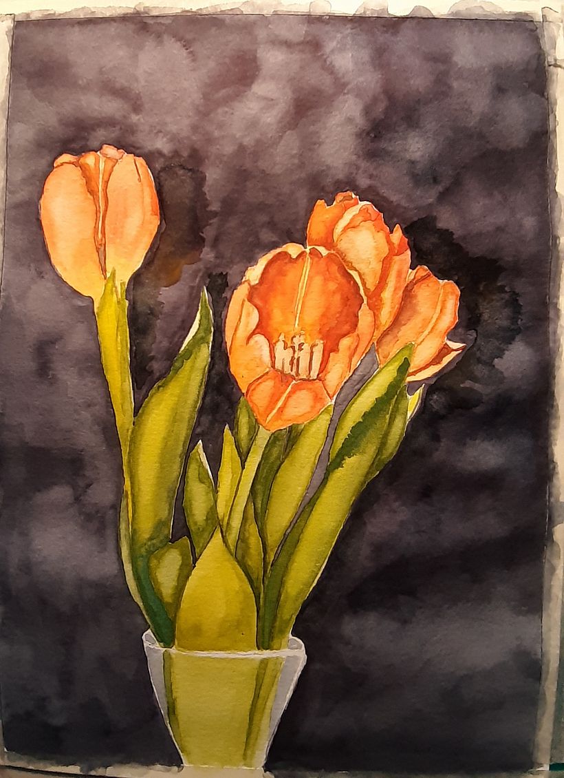 My project in Botanical Watercolor: Illustrate the Anatomy of Flowers course 2