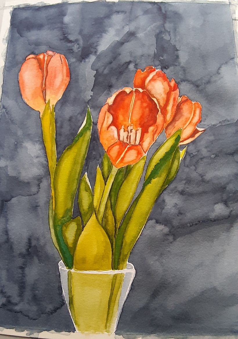 My project in Botanical Watercolor: Illustrate the Anatomy of Flowers course 3