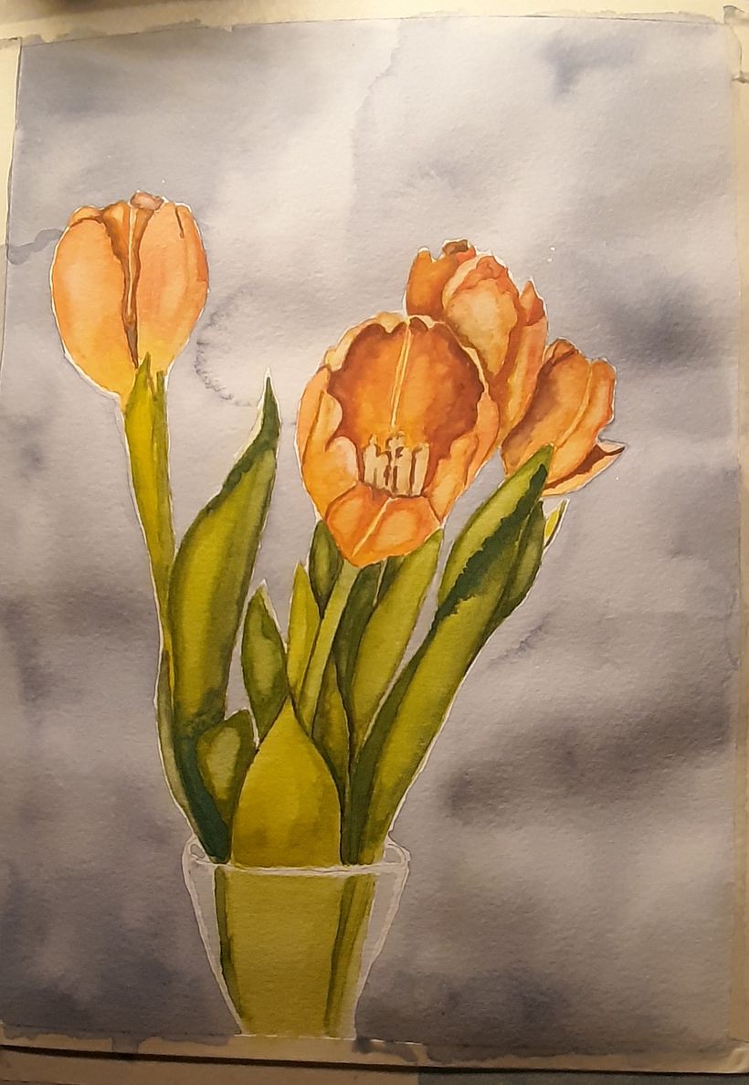 My project in Botanical Watercolor: Illustrate the Anatomy of Flowers course 4