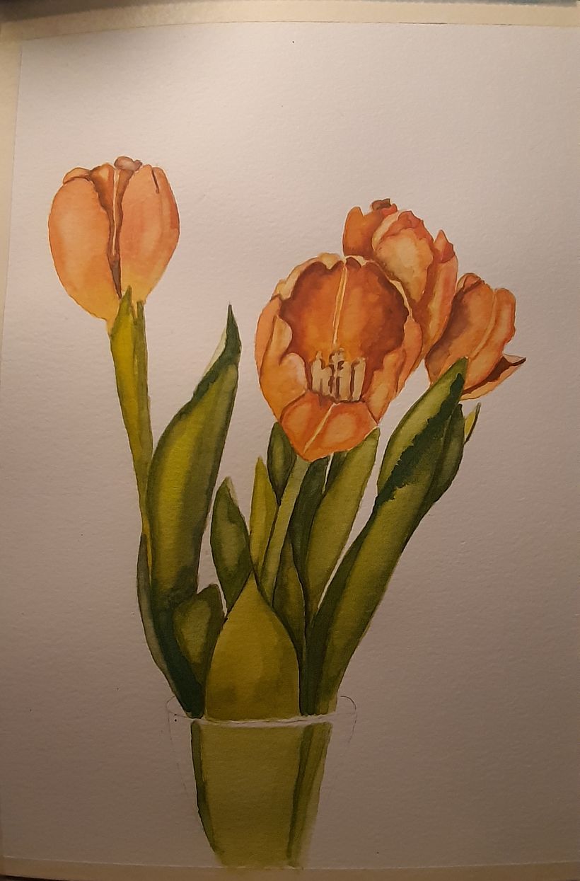 My project in Botanical Watercolor: Illustrate the Anatomy of Flowers course 5