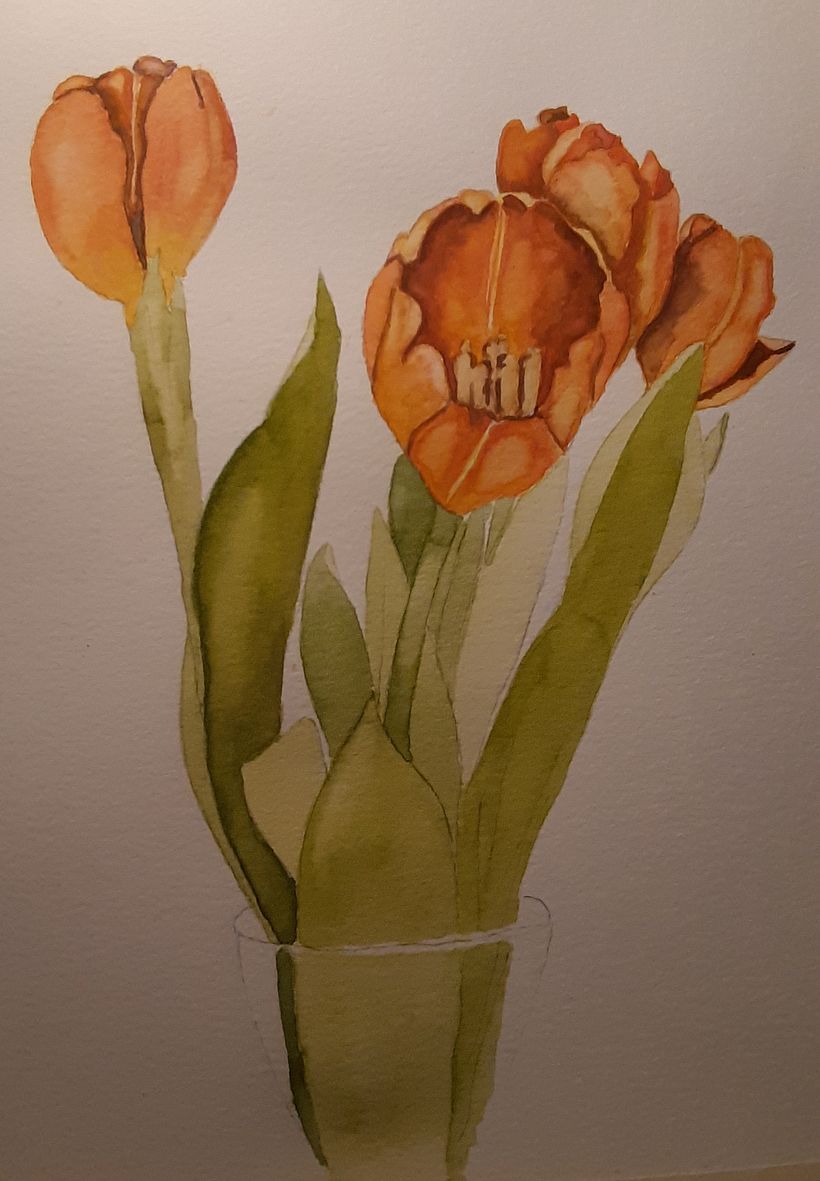 My project in Botanical Watercolor: Illustrate the Anatomy of Flowers course 6