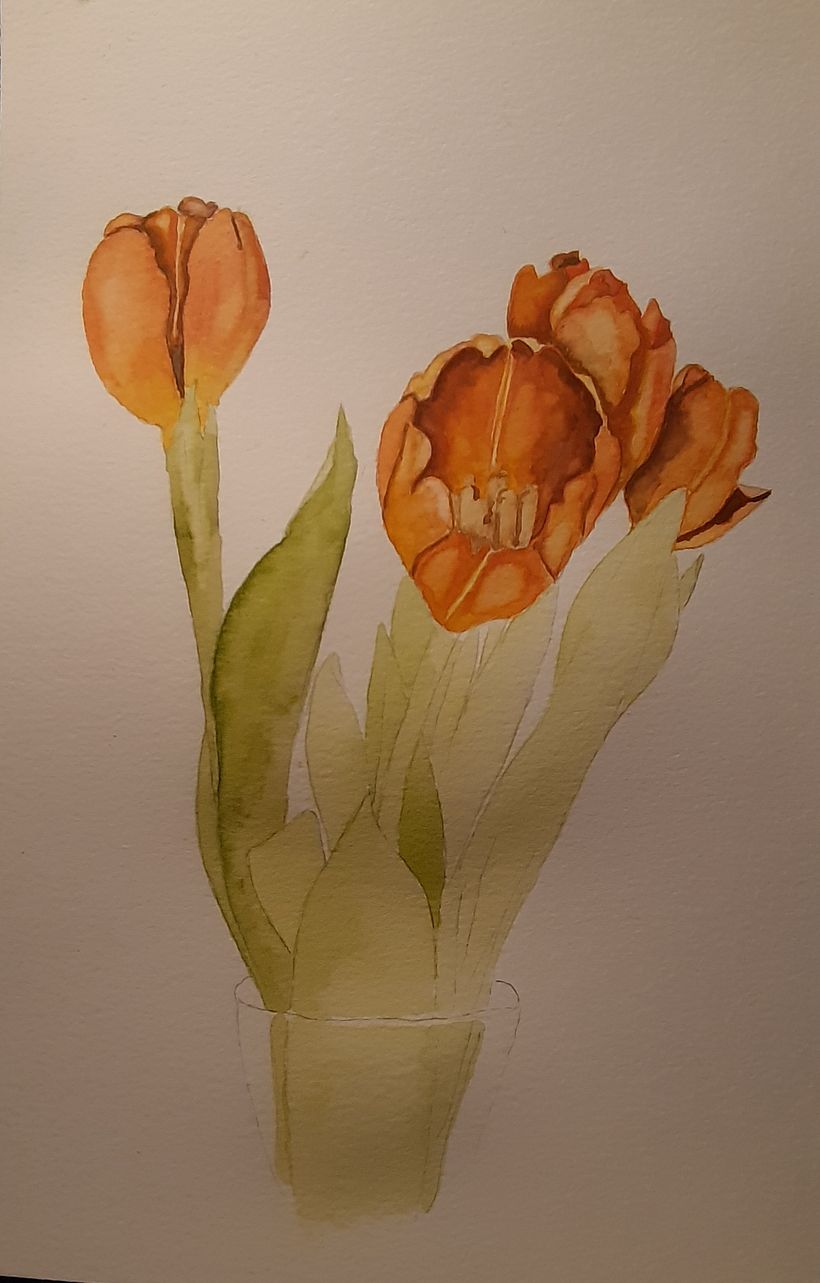 My project in Botanical Watercolor: Illustrate the Anatomy of Flowers course 7