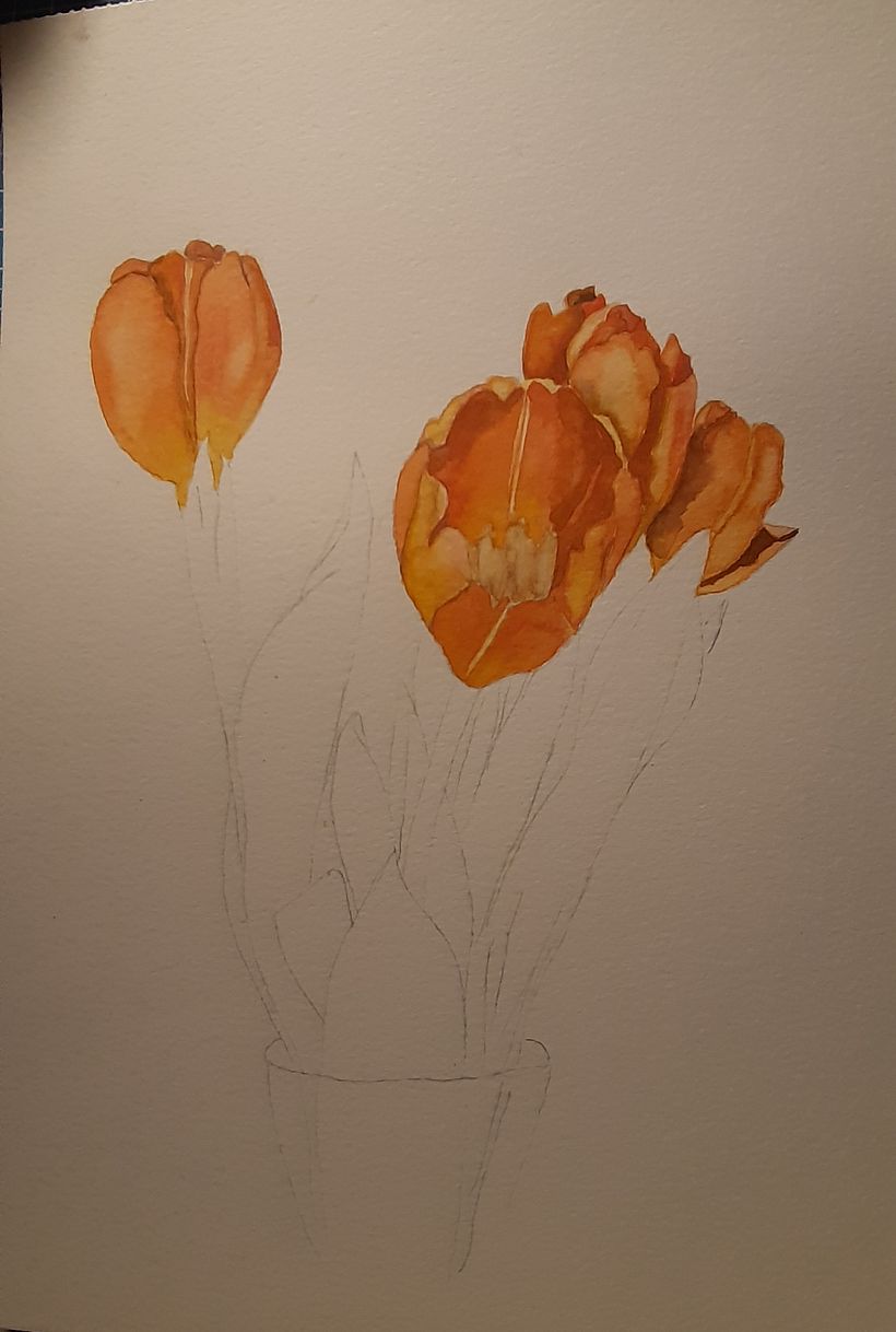 My project in Botanical Watercolor: Illustrate the Anatomy of Flowers course 8