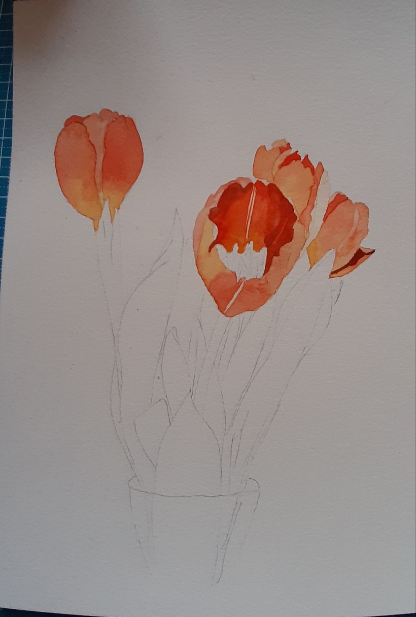 My project in Botanical Watercolor: Illustrate the Anatomy of Flowers course 9
