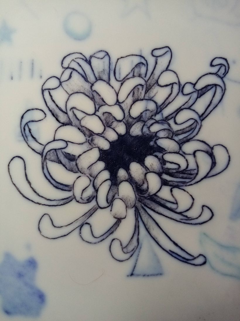 Mi Proyecto del curso: Tatuaje botánico con puntillismo 1