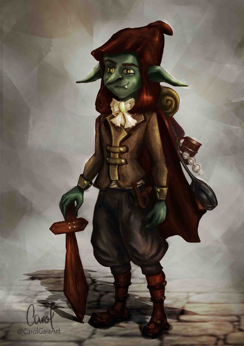 Dungeons and Dragons Character design commission 4