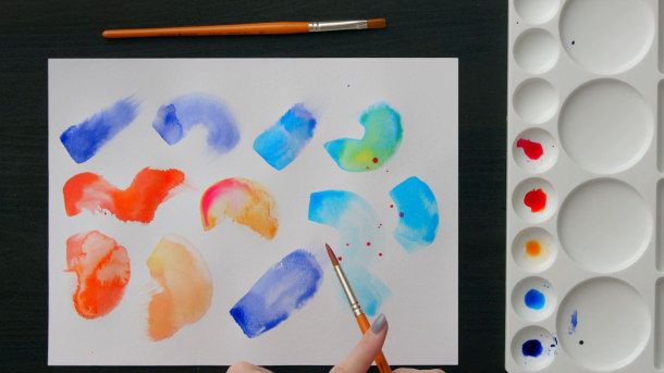 Tutorial Aquarela: técnicas básicas para pintar manchas 5