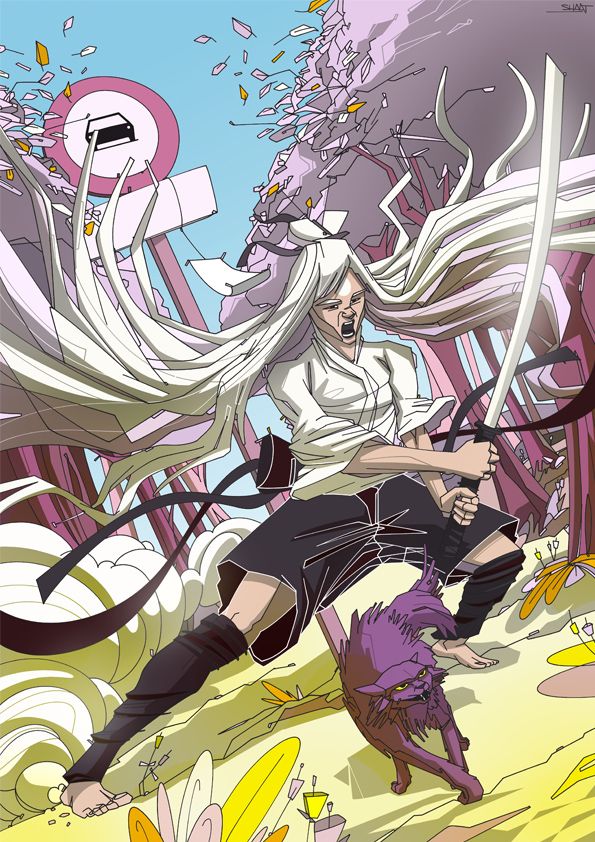 Nima, Personaje creado por "Ross Draws" en mi estilo de linea. 