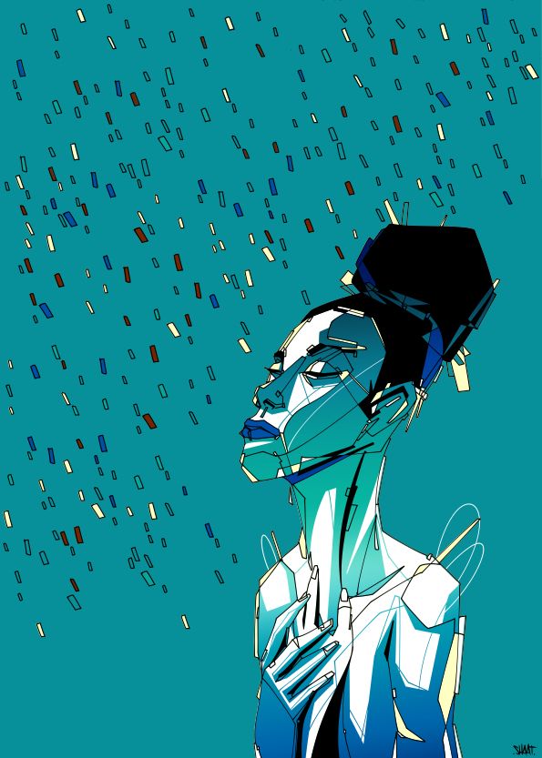 Creo que esta es una de las ilustraciones que más me definen. 