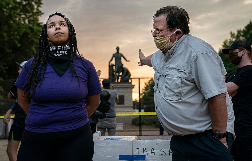 Lincoln Emancipation Memorial Debate, de Evelyn Hockstein.
