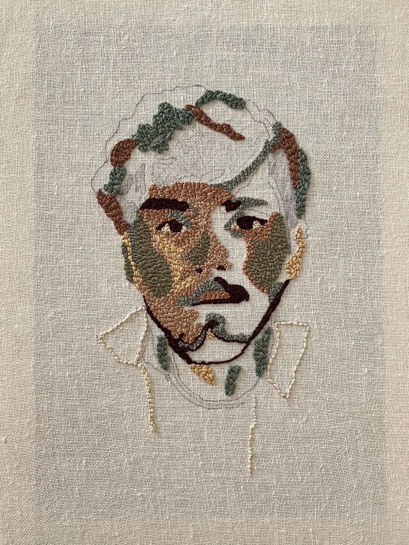 Meu projeto do curso: Auto-retrato bordado com agulha mágica - Arts & Crafts