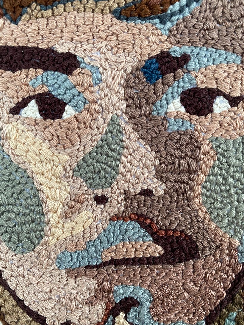 detalhe do rosto finalizado