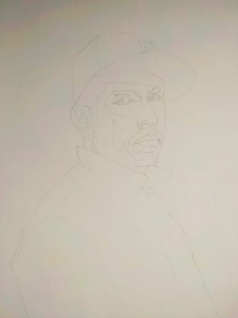 Mi Proyecto del curso: Retrato realista con lápiz de grafito 1
