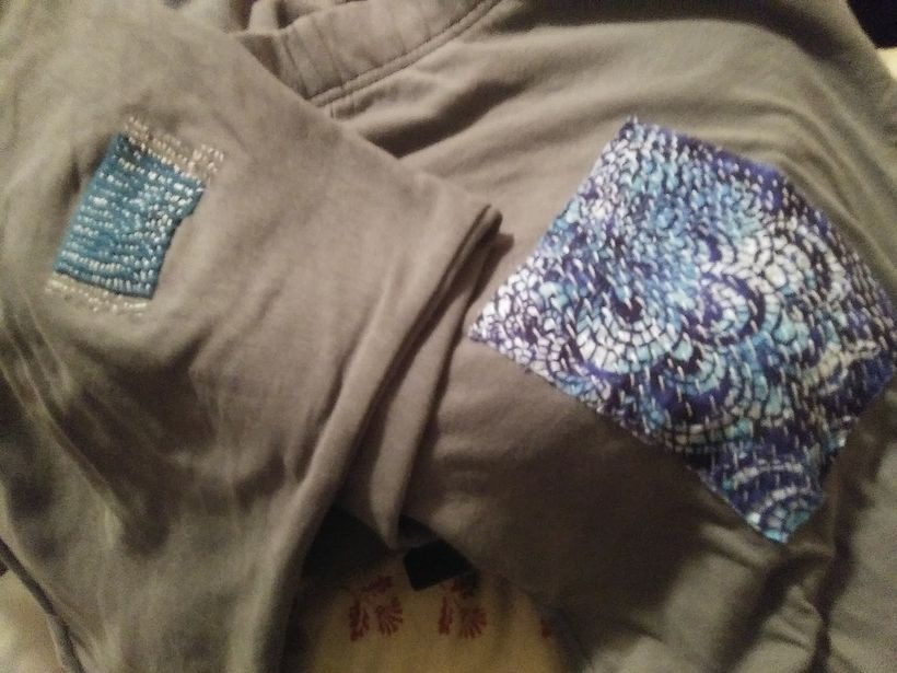 patching a knit fabric