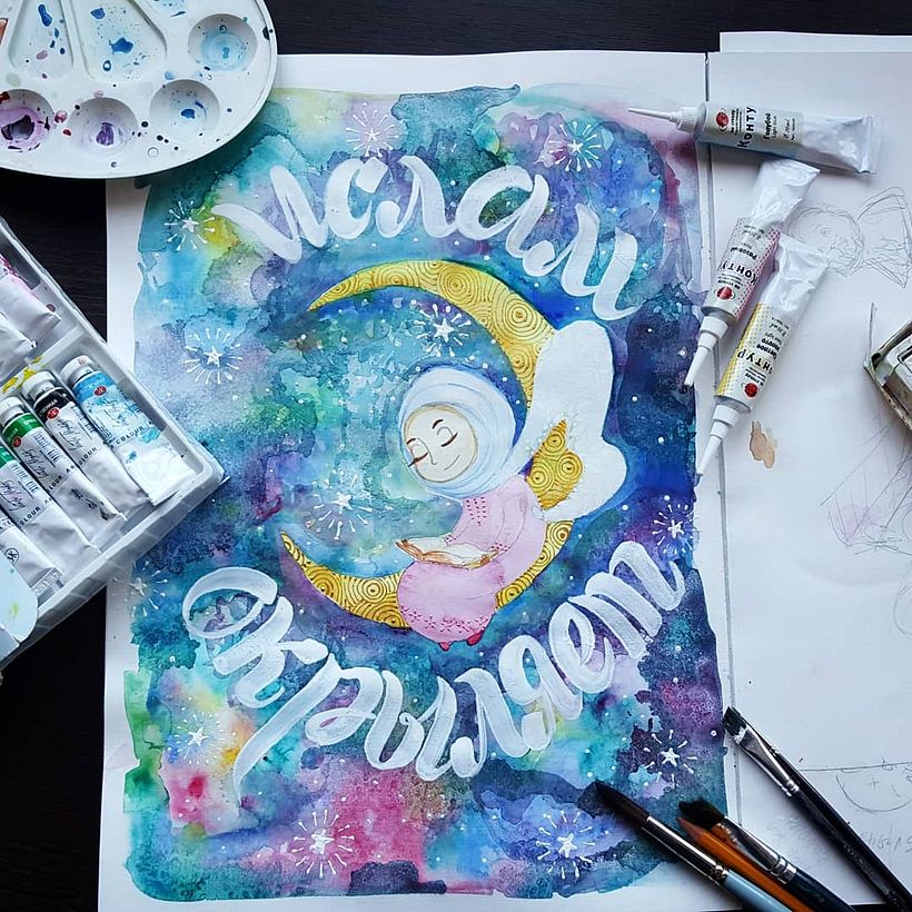 My project in Modern Watercolor Techniques course 0