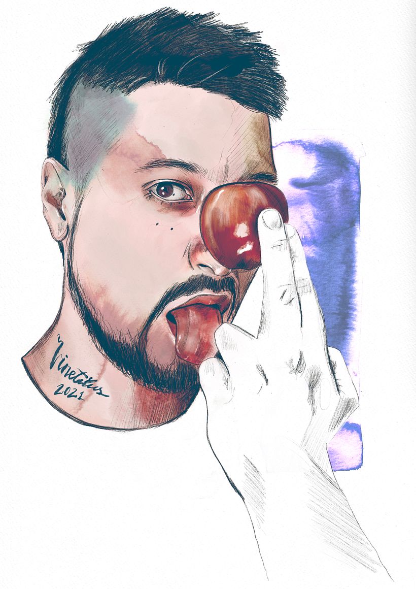 Mi Proyecto del curso: Retrato ilustrado con Procreate 0