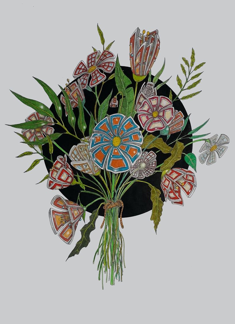 Bouquet of door flowers -1