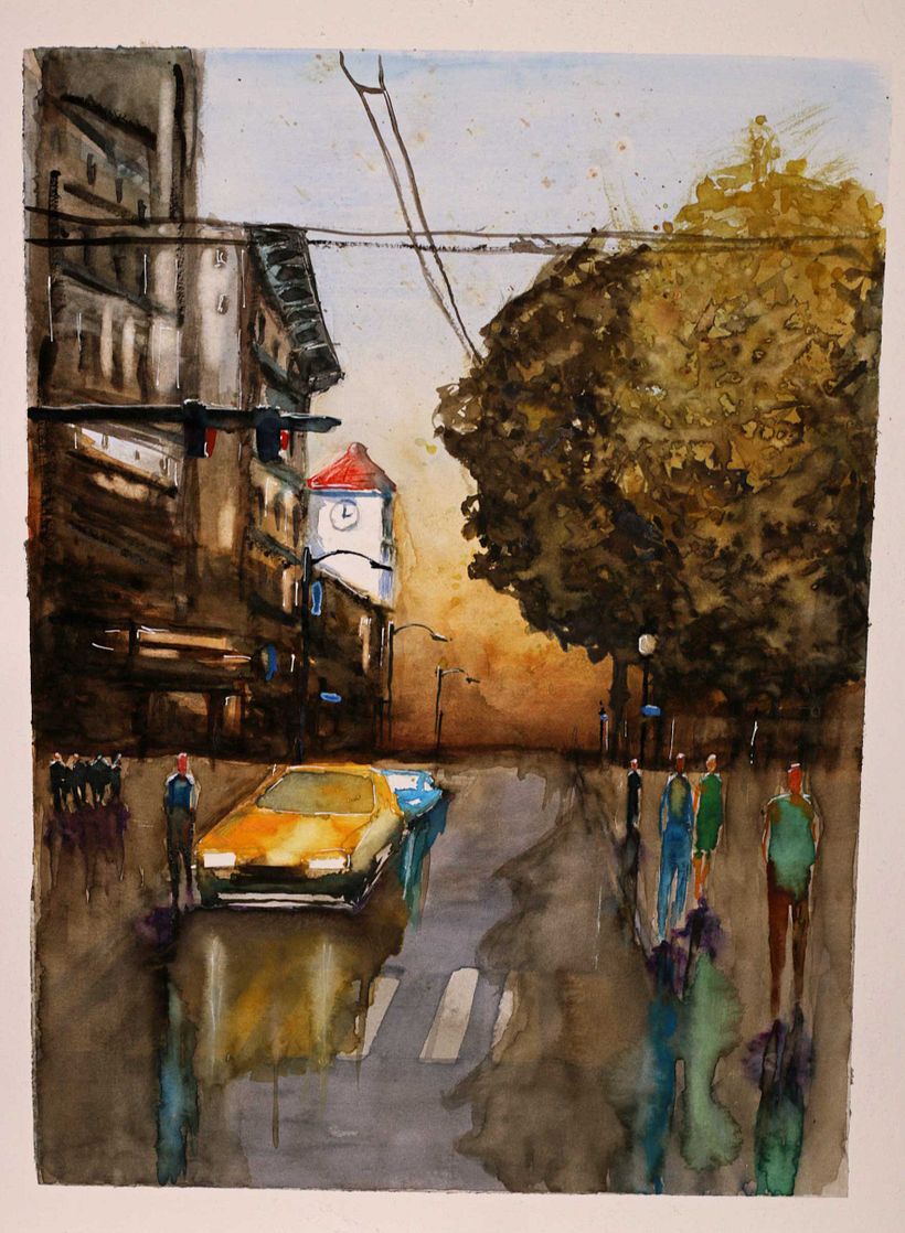 Kein Frust, keine Langeweile, Spannung pur - Grazyna auf Entdeckungstour in der Welt des Aquarells!