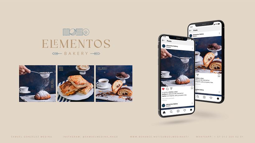Elementos Bakery  - Mi Proyecto del curso: Principios de conceptualización y branding 1