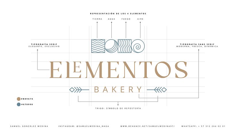 Elementos Bakery  - Mi Proyecto del curso: Principios de conceptualización y branding 3