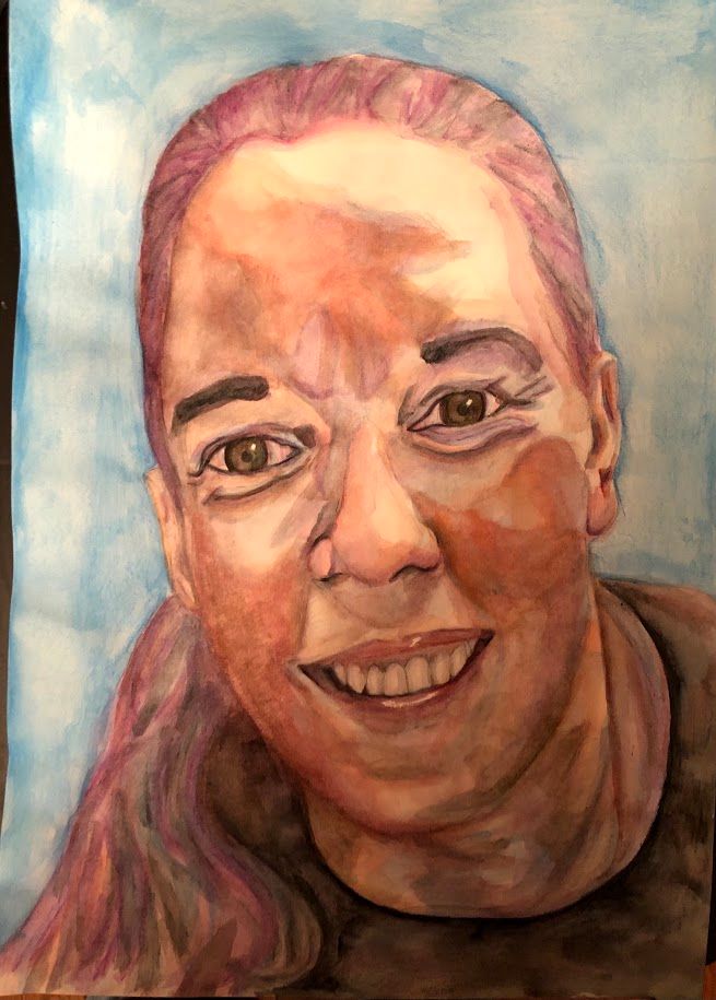 My project in Artistic Portrait with Watercolors course 0