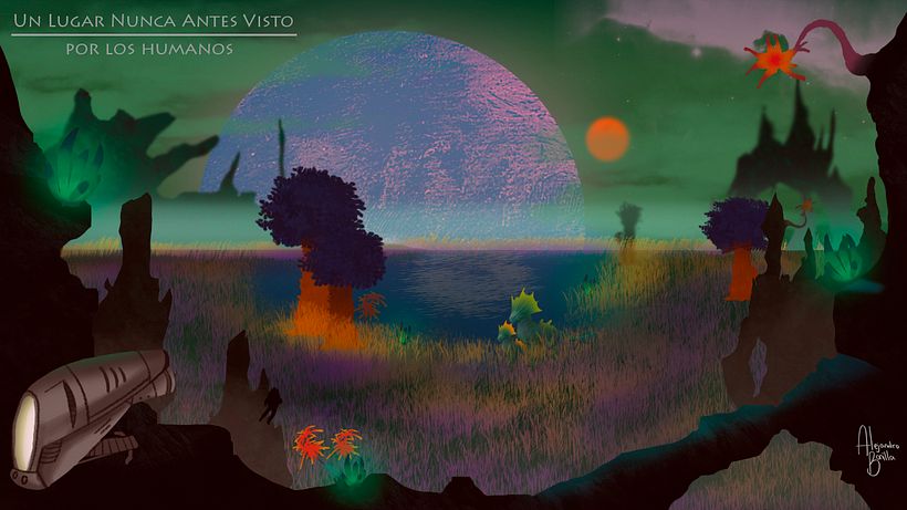 Concept art un lugar nunca antes visto por los humanos 4