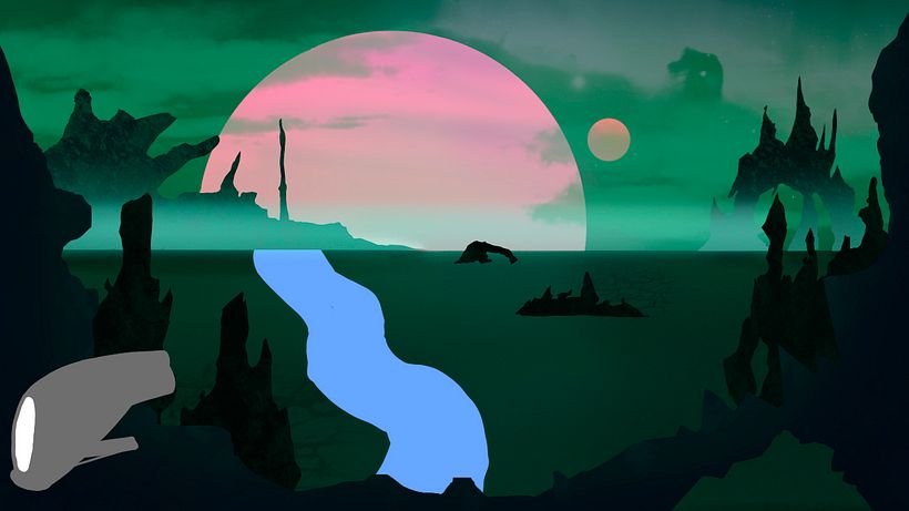 Concept art un lugar nunca antes visto por los humanos 2