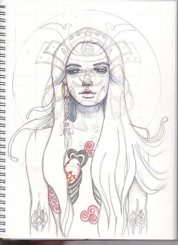 The original sketch