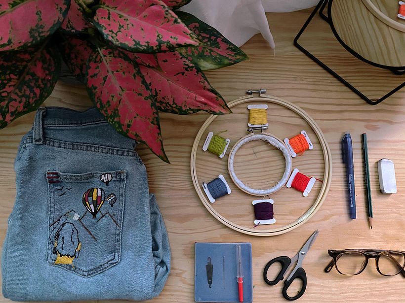Mi Proyecto del curso: Upcycling con bordado 0