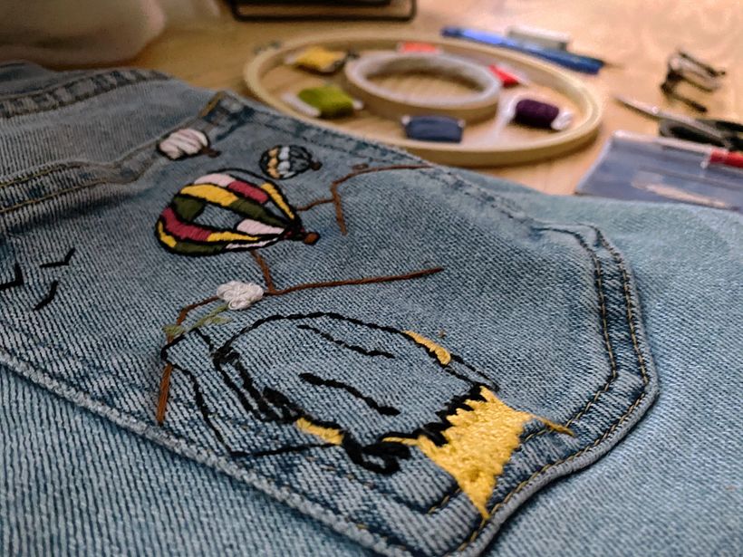 Mi Proyecto del curso: Upcycling con bordado 1