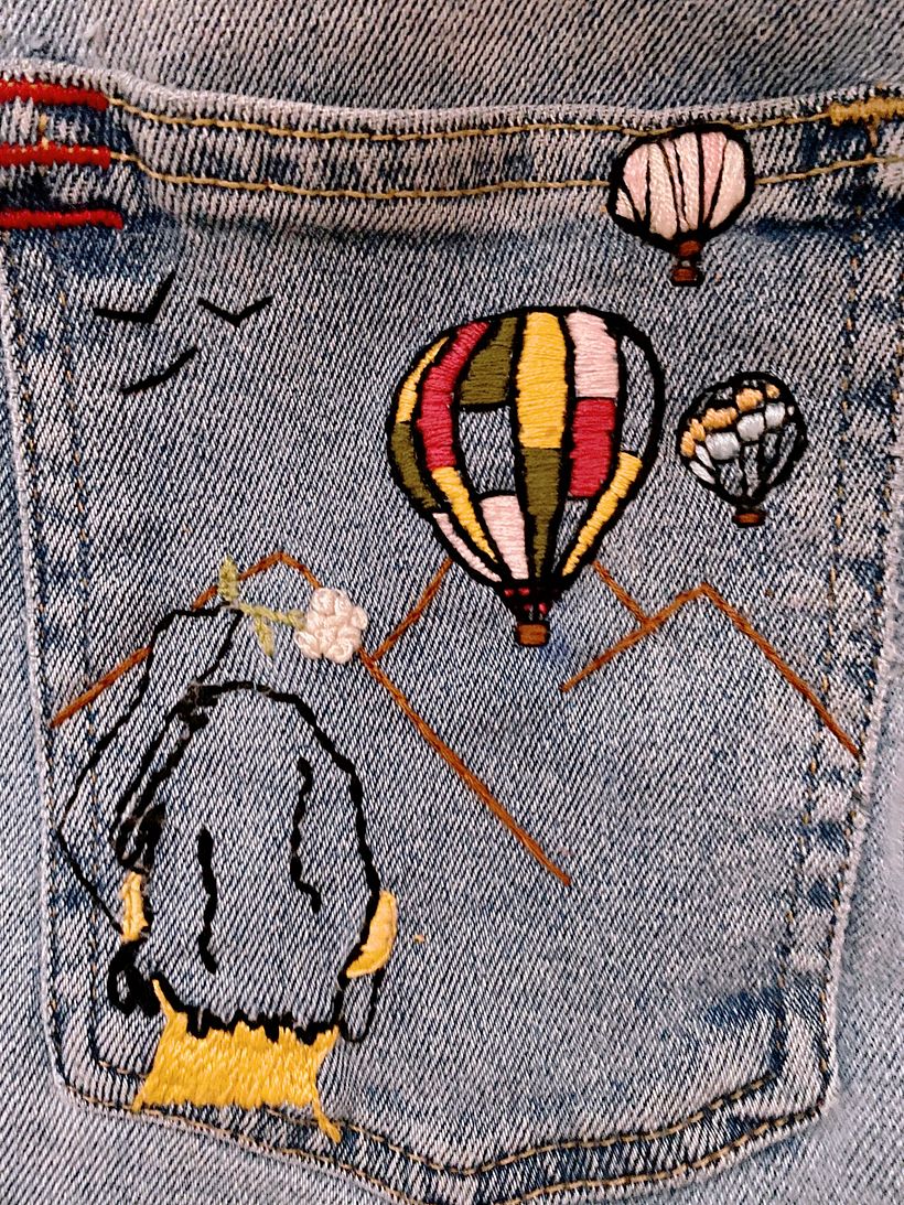 Mi Proyecto del curso: Upcycling con bordado 2