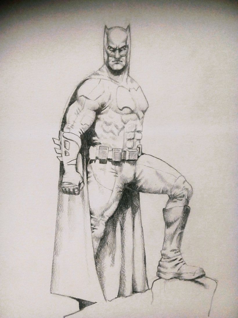 El dibujo tal cual quedo para arrancar a pintar