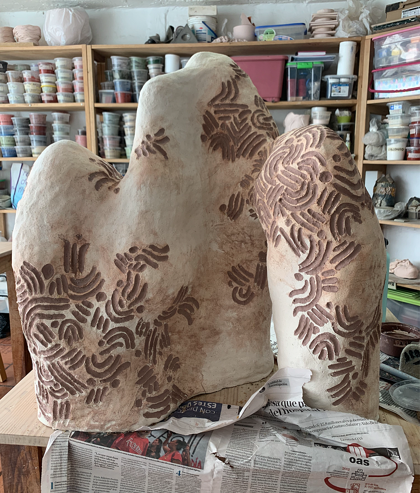 Esmaltado solo en las hendiduras 