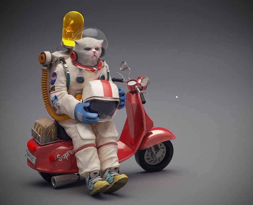 In space no one can hear you purr 2