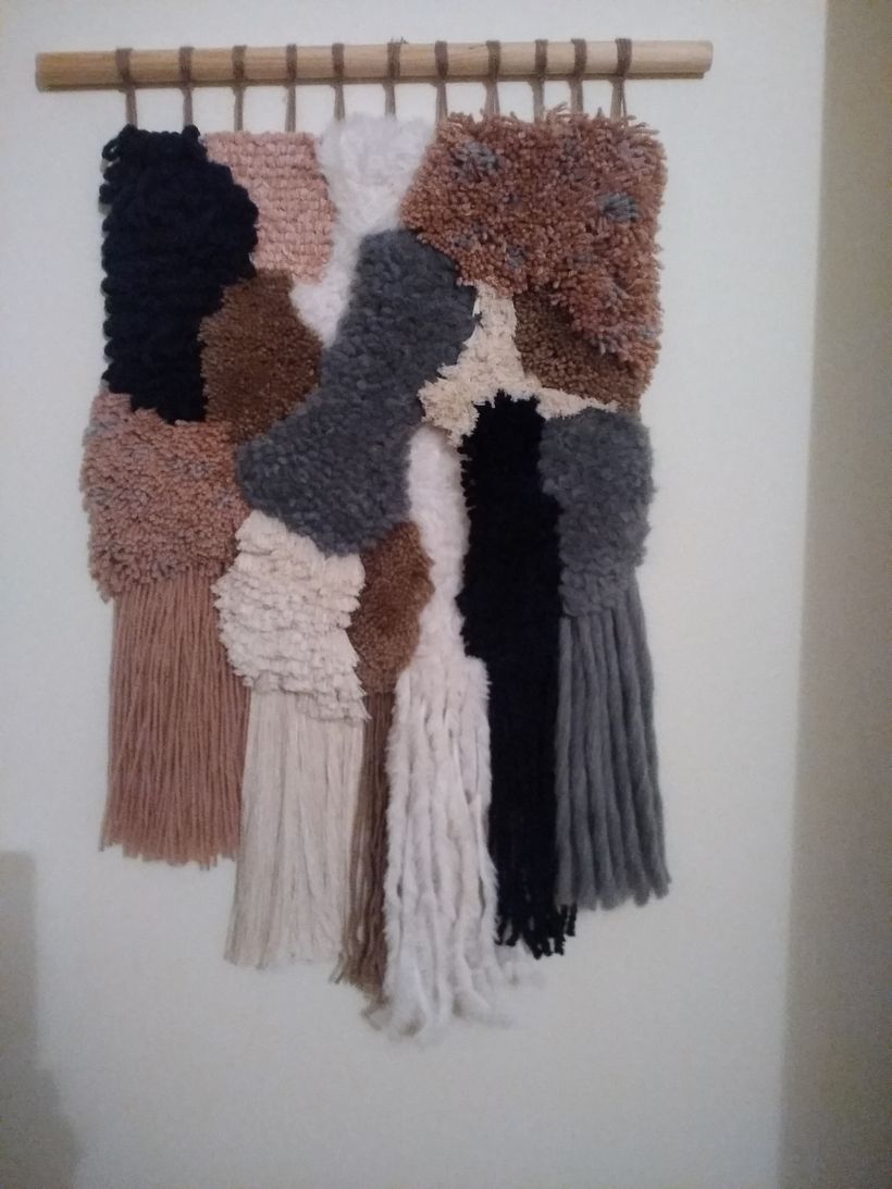 Obrigada Mariana.Meu projeto do curso: Introdução ao latch hooking e ao locker hooking 0